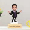Personalized Caricature with Wooden Stand - Cari001