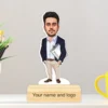 Personalized Caricature with Wooden Stand - Cari009